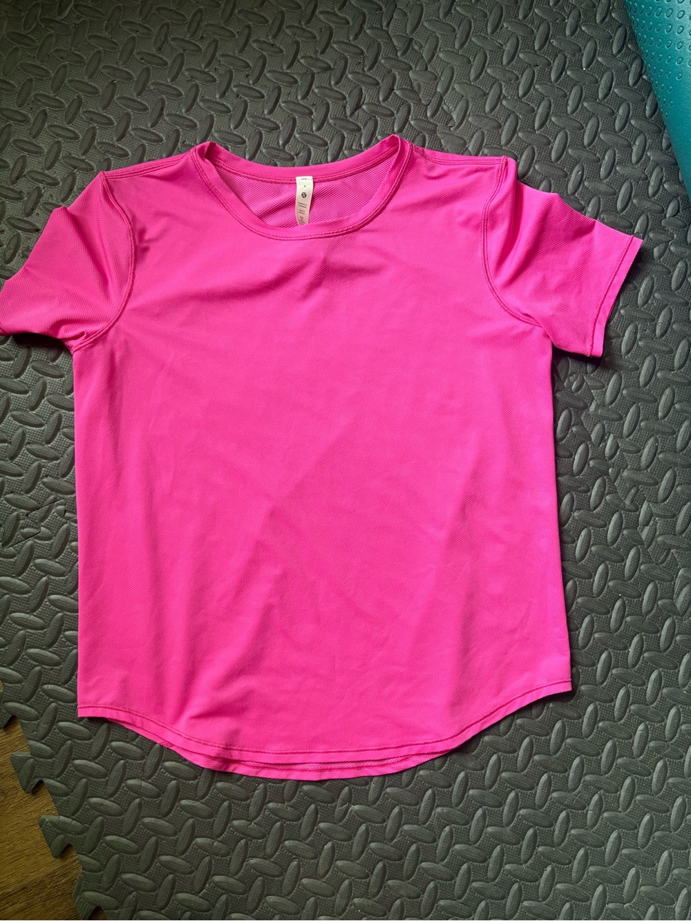 Lululemon High Neck Run/Train Tee